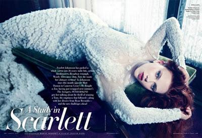 Scarlett Johansson su Vanity Fair by Mario Sorrenti