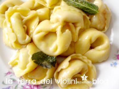 Tortelli  ripieni di zucca e di cremonesità