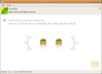 PeaZip strumento gratuito per la gestione degli archivi che permette di creare e visualizzare numerosi formati compressi.