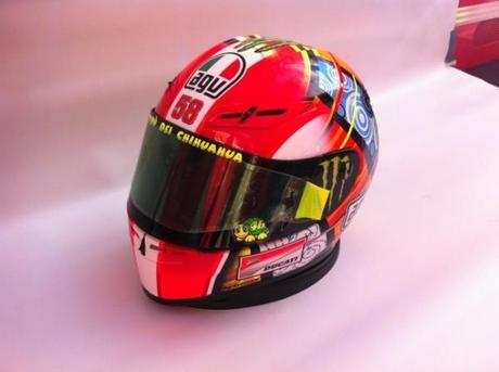 Il Casco di Valentino  Rossi per Sic.