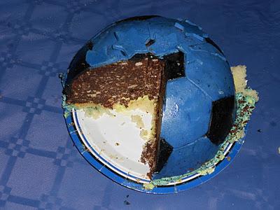 TORTA NERO-AZZURRA PER UN AMICO INTERISTA