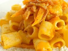 rigatoni con zucca, ricette zucca, primi piatti, primi veloci, pasta semplice, ricette di cucina