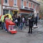 draghi ribelli disobbedienti protesta piazzetta