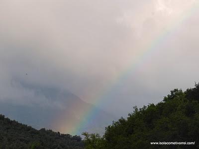 Arcobaleno alle pendici del Toraggio