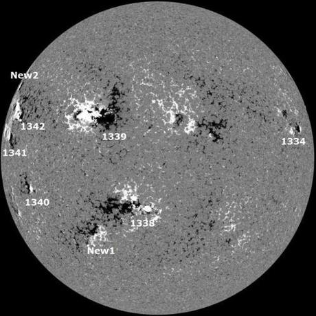 Il flare di classe M sul Sole di oggi