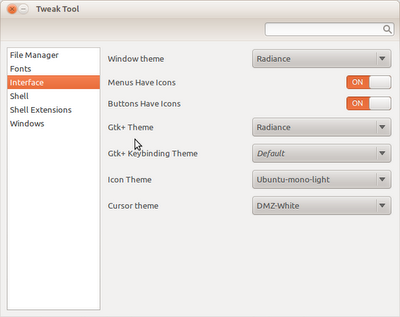 Radiance theme su Ubuntu 11.10 Oneiric Ocelot: un lavoro ben fatto!