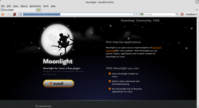 Installare Moonlight 4 Preview su Firefox 5.0
