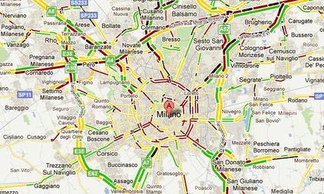 Traffico Milano Maps 7 Novembre Milano: Traffico Intenso, città paralizzata