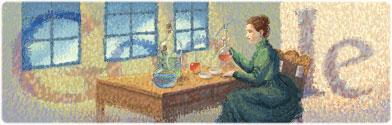 Marie Curie - Google doodle