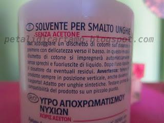 Cien Solvente per smalto unghie senza acetone