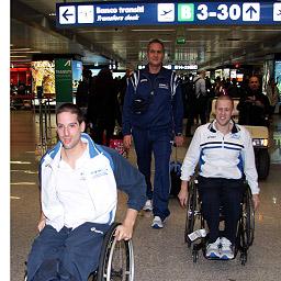 Le Nazionali di basket in carrozzina sfilano al Leonardo da Vinci