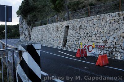 Strada Amalfitana 163. Dopo caduta massi 2