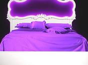 Letto matrimoniale barocco luminoso: illuminazione design myArtistic