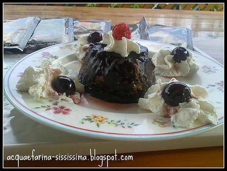 ...cuore di panettone con crema di ricotta alla cannella...