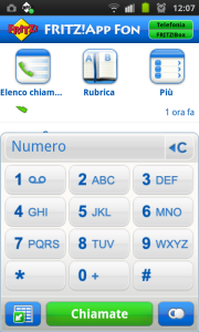 La FRITZ!App Fon per smartphone Android parla italiano!