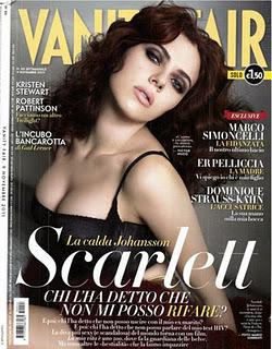 Scarlett Johansson sulla cover di Vanity Fair Italia Novembre 2011