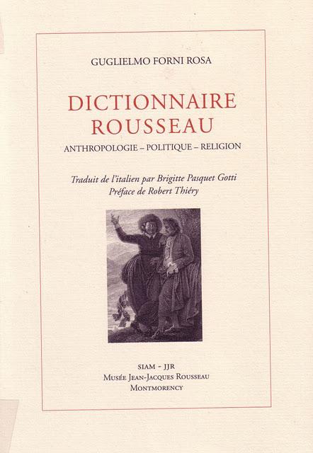 Dictionnaire Rousseau. Presentazione a Bologna 9 novembre 2011