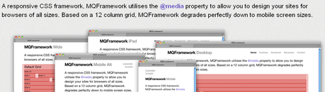 MQFramework : framework css responsive