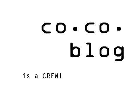 New Project:  Co.co Blog