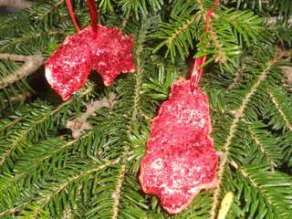 Decorazioni per l’albero di natale con il das