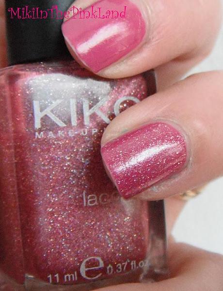 Smalto del giorno: Velvet Rose&Fuchsia; Microglitter