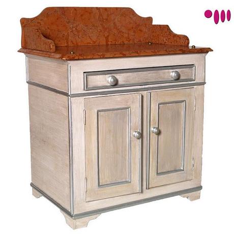 Credenza shabby chic decapata laccata design myArtistic