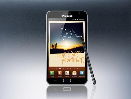 galaxynotefront Samsung Galaxy Note arriva in Italia da oggi a 699€