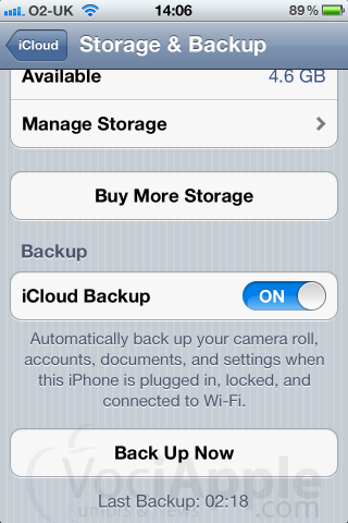 [Guida] Backup manuale dell’iDevice su iCloud