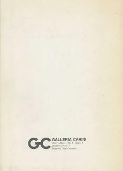 1000 MOSTRE: GUY HARLOFF, Galleria Carini, Milano, 1990