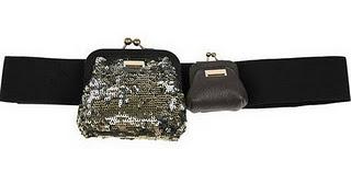 Cintura con pochette glitterate by Dolce & Gabbana