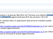 Disponibile nuovo aggiornamento Java Lion 10.7
