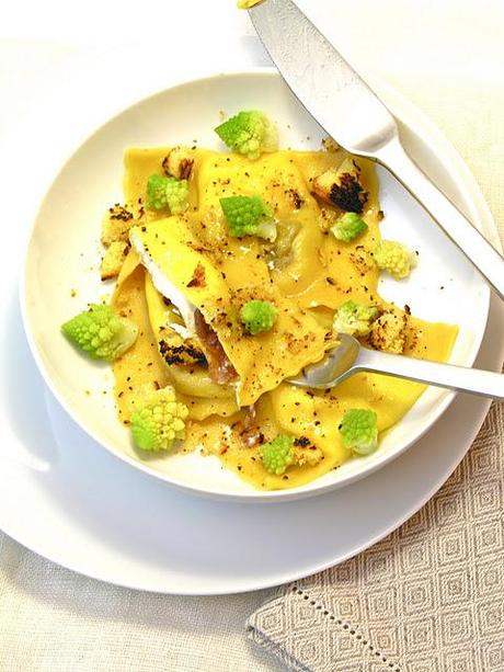 Ravioli di pasta di zucca...che incontrano il panettone!