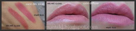 Review Miss Broadway Matt Kiss Rose e Velvet Gloss Nude