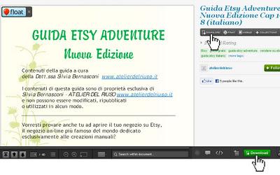 Come si fa a scaricare la mia Guida Gratis ETSY ADVENTURE da Scribd?