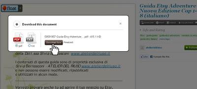 Come si fa a scaricare la mia Guida Gratis ETSY ADVENTURE da Scribd?