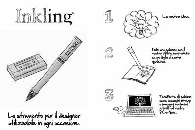 Inkling di Wacom per disegnare en plein air