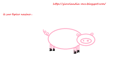 Mamma mi aiuti a disegnare?un simpatico maialino in 7 step