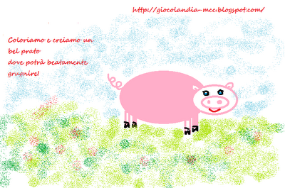 Mamma mi aiuti a disegnare?un simpatico maialino in 7 step