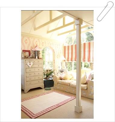 Appuntamento al cottage: stoffe colorate...