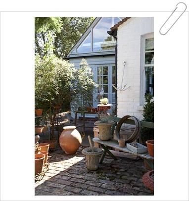 Appuntamento al cottage: stoffe colorate...