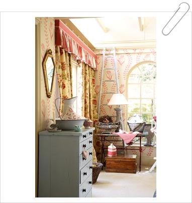 Appuntamento al cottage: stoffe colorate...