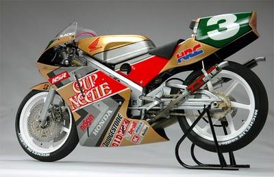 Honda NSR 250 Cup Noodle N.Aoki by Utage Factory House (Tamiya)