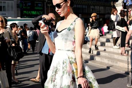 In the Street...Paris in flowers