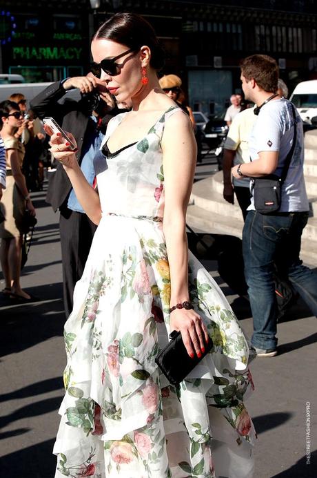 In the Street...Paris in flowers