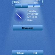 Tema / Theme per smartphone Nokia Symbian : Blue Temptations by MMMOOO