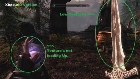 Xbox360: bug texture su Skyrim