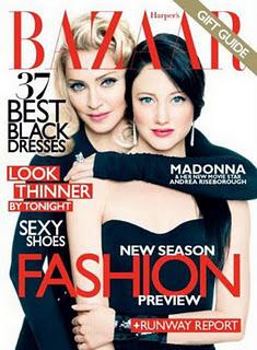 Madonna in copertina di Harper's Bazaar Dicembre 2011