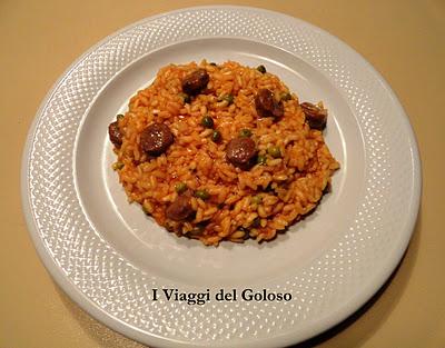 RISOTTINO CON SALSICCIA E PISELLI