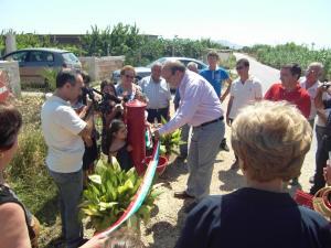 Inaugurata la nuova condotta idrica in contrada agareno