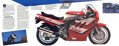 Vintage Brochures: Suzuki GSX-R K Series 1989 (Usa)
